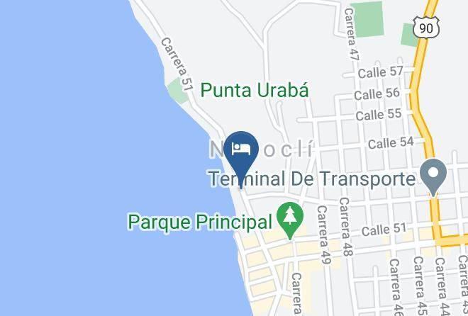 Necocli - Hotel Kaluwala Maps