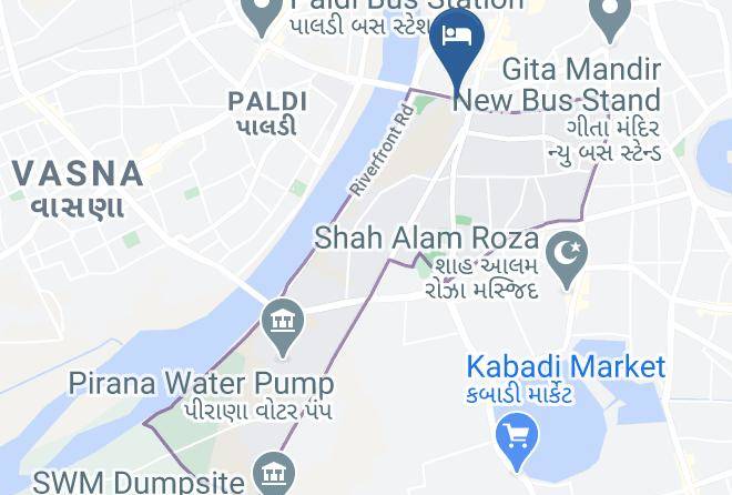 Ahmadabad - Hotel Kalyan Maps