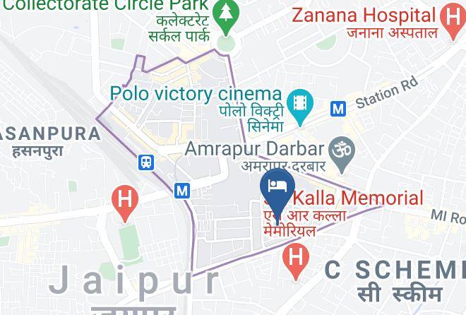 Jaipur - Hotel Kalyan Maps