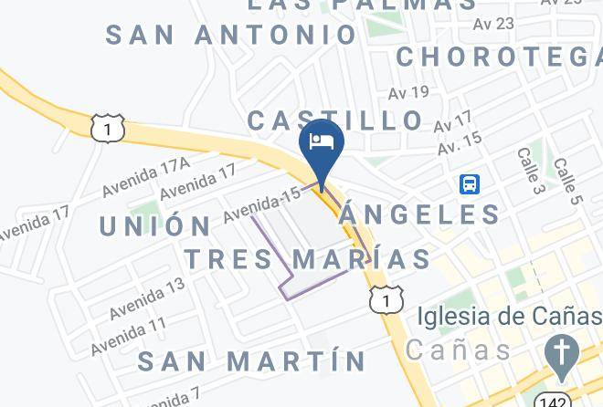 Canas - Hotel Kam Tu Maps
