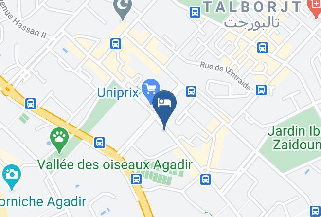 Agadir - Hotel Kamal Maps