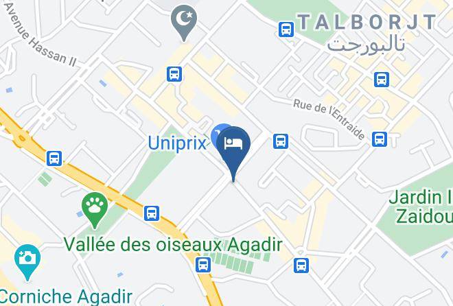Agadir - Hotel Kamal City Center Maps