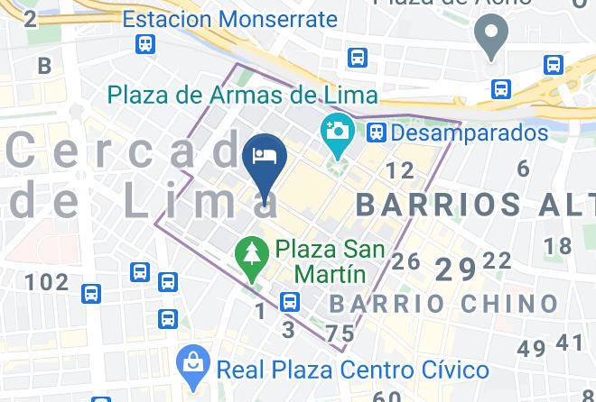 Lima - Hotel Kamana Maps