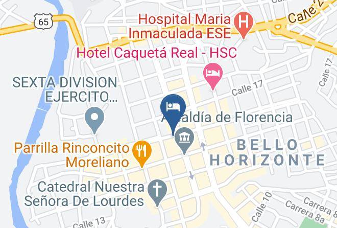 Florencia - Hotel Kamani Maps