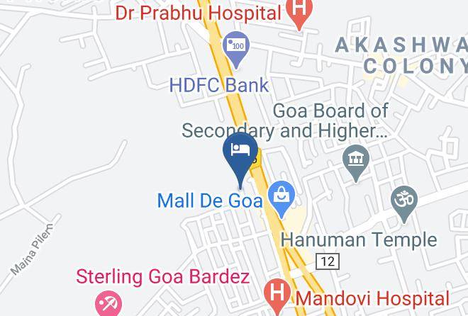 Bardez - Hotel Kamat Vihar Maps