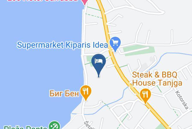 Tivat - Hotel Kamelija Maps