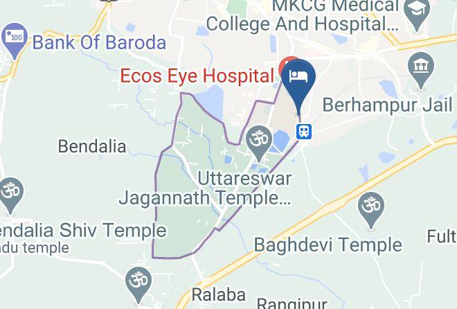 Brahmapur - Hotel Kameswari Maps
