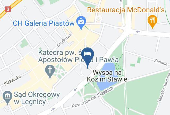 Legnica - Hotel Kamieniczka Maps