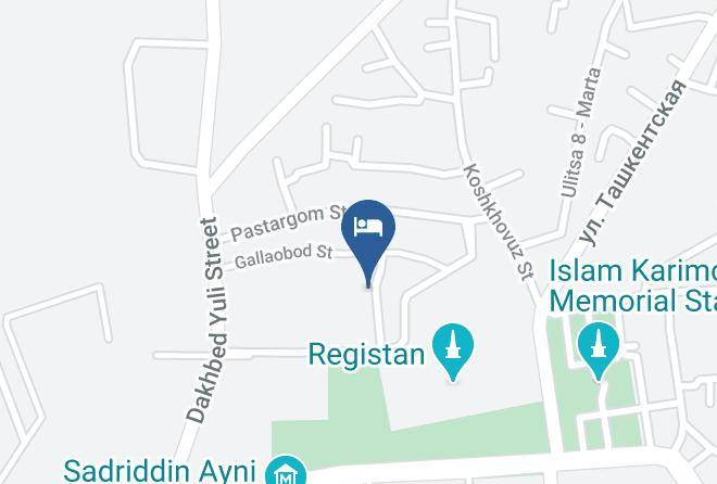 Samarqand - Hotel Kamila Boutique Maps