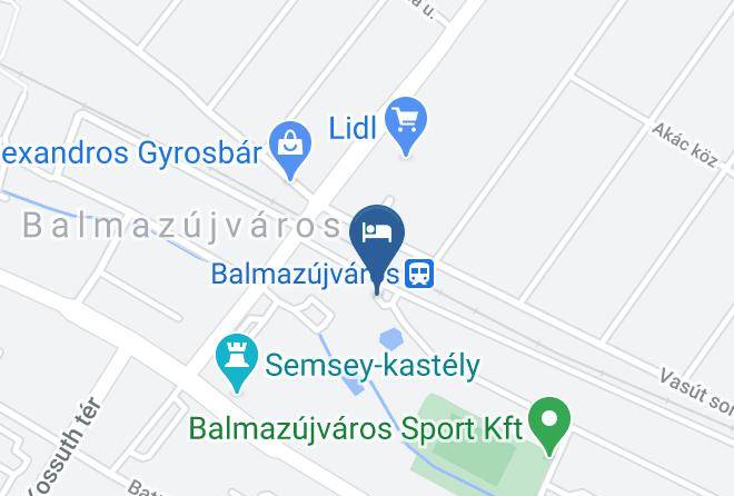 Balmazujvaros - Hotel Kamilla Maps
