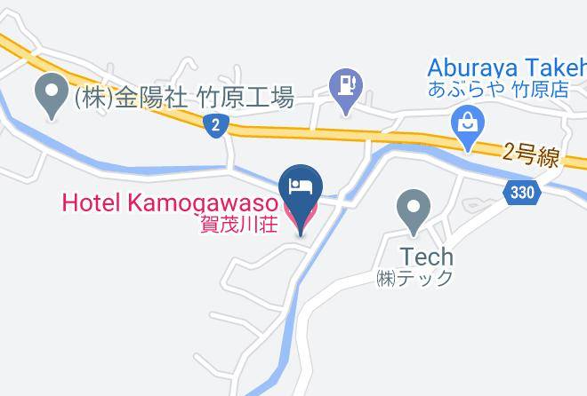 Takehara City - Hotel Kamogawaso Maps