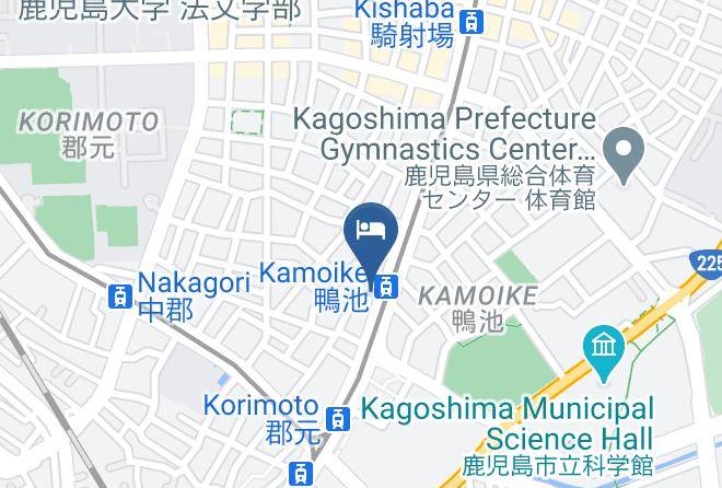 Kagoshima City - Hotel Kamoike Plaza Maps