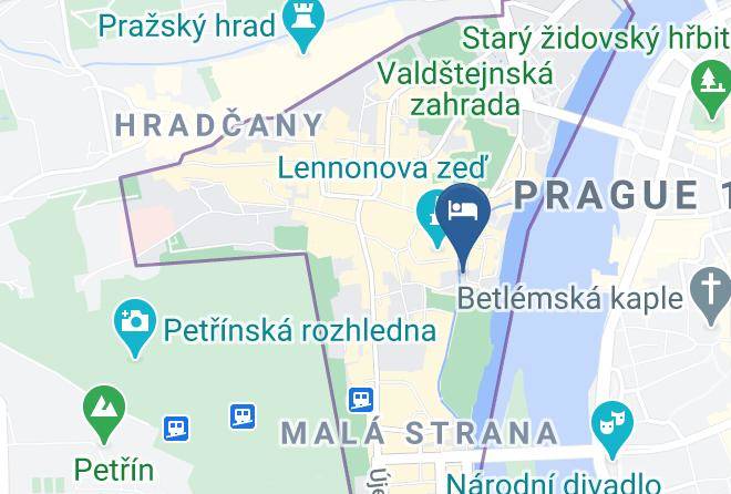 Prague - Hotel Kampa Garden Maps