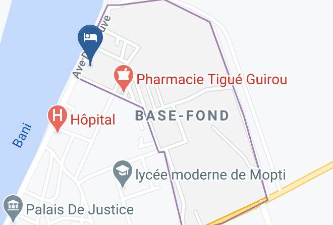 Mopti - Hotel Kanaga Maps