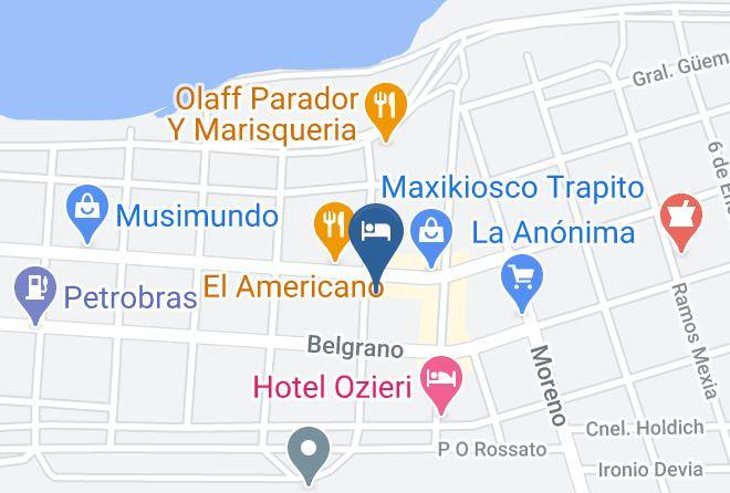 San Antonio Oeste - Hotel Kandava Maps