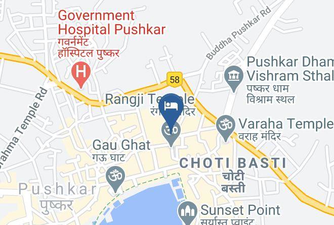 Pushkar - Hotel Kanhaia Haveli Maps