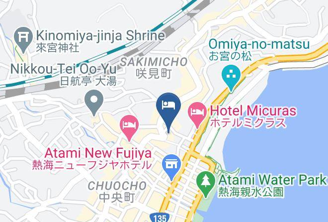 Atami City - Hotel Kanichi Maps