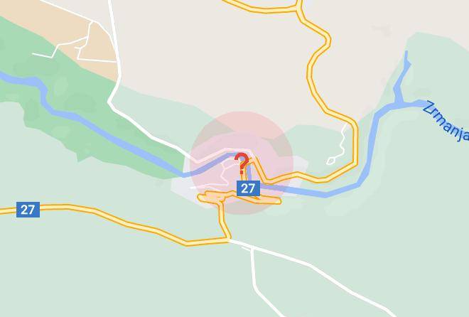 Obrovac - Hotel Kanjon Zrmanje Maps