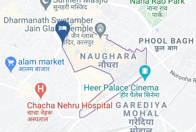 Kanpur - Hotel Kanpur Deluxe Maps