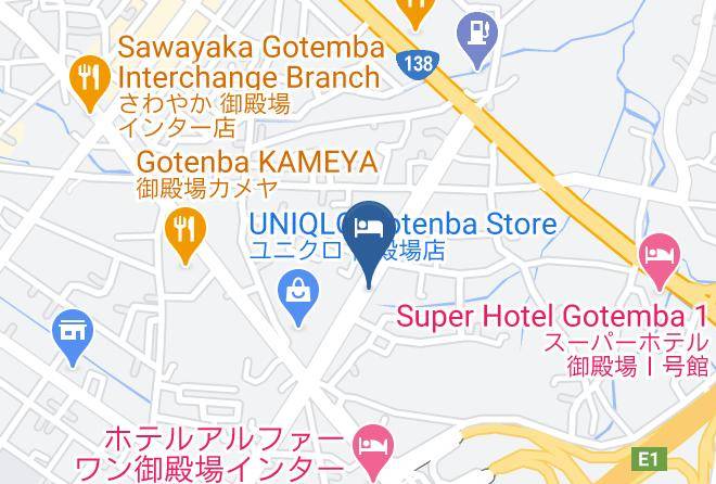 Gotemba City - Hotel Kan Raku Fujisan Gotemba Maps