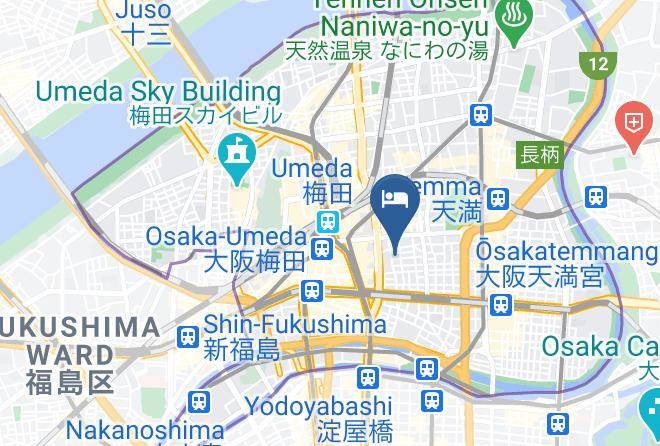 Osaka City Kita Ward - Hotel Kansai Maps