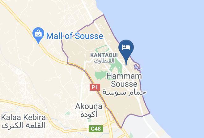 Tunisia - Hotel Kanta Maps