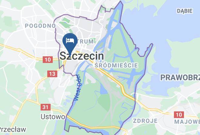 Szczecin - Hotel Kapitan Szczecin Maps