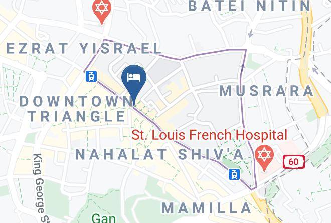 Jerusalem - Hotel Kaplan Maps