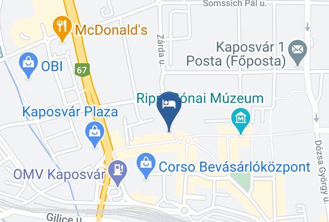 Kaposvar - Hotel Kapos Maps