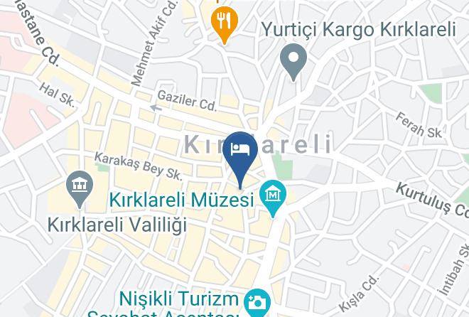 Kirklareli Karaca Ibrahim - Hotel Karakaya Maps
