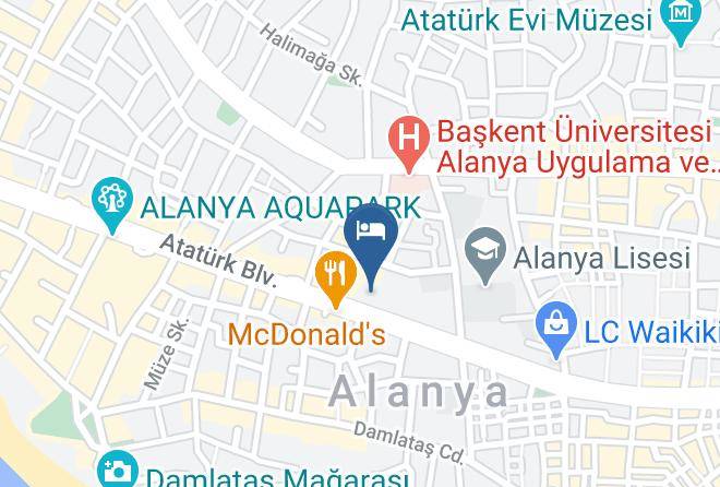 Alanya - Hotel Karat Maps