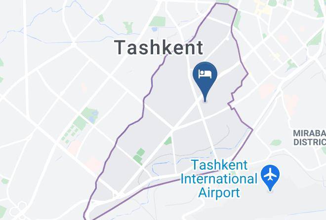 Tashkent - Hotel Karavan Street Maps