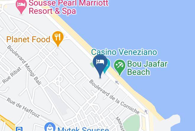 Tunisia - Hotel Karawan Beach & Resort Maps