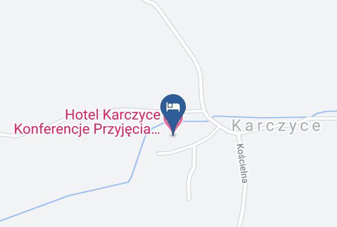 Hotel Karczyce Konferencje Przyjecia Okolicznosciowe Map
