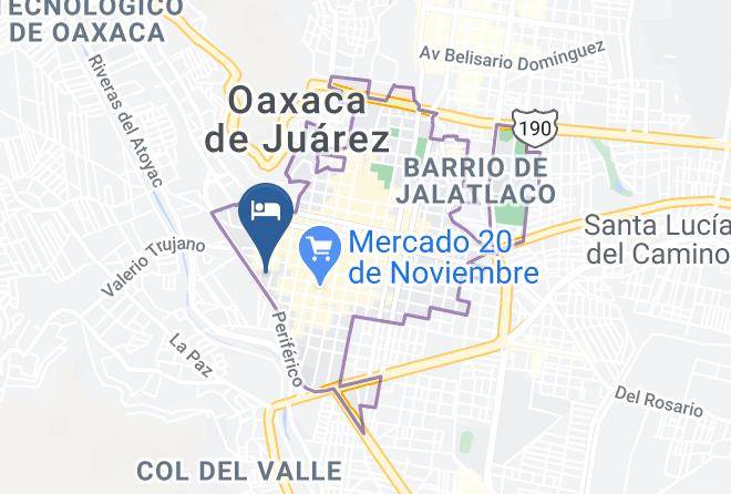 Oaxaca De Juarez - Hotel Karenina Maps