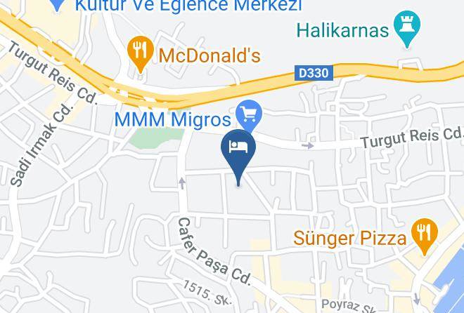 Bodrum - The Karia Hotel Maps