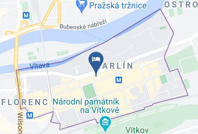 Prague - Hotel Karlin Maps