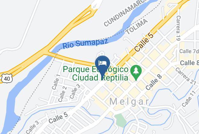 Melgar - Hotel Karmel Melgar Tolima Maps