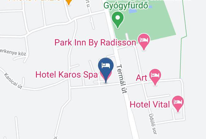 Zalakaros - Hotel Karos Spa Maps