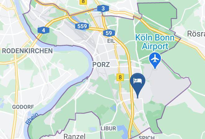Cologne - Hotel Karsten Garni Maps