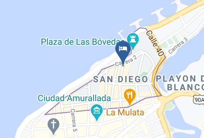 Cartagena De Indias - Hotel Kartaxa Cartagena Maps