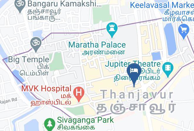 Thanjavur - Hotel Karthik Maps