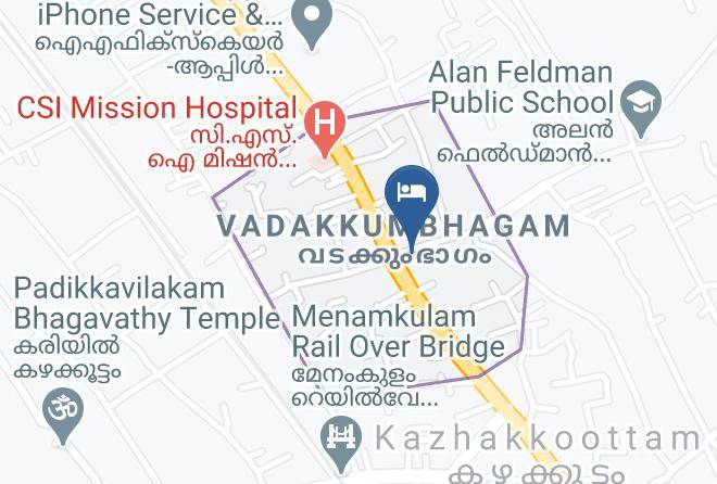 Trivandrum - Hotel Karthika Park Maps