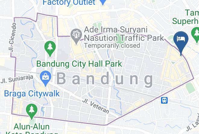 Bandung - Hotel Kartika Maps
