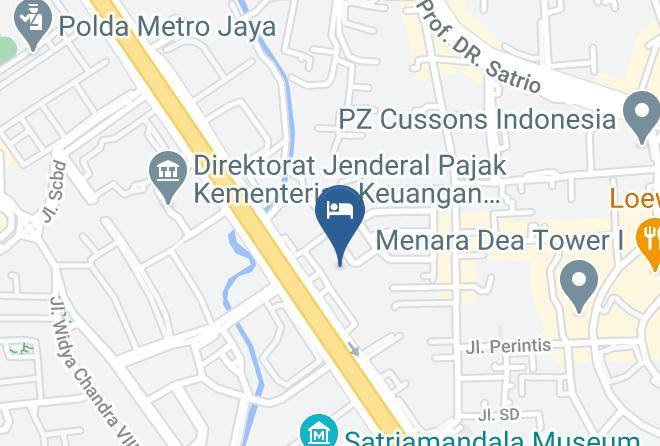 Jakarta Selatan - Hotel Kartika Chandra Maps