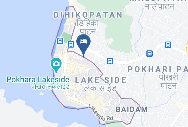 Pokhara - Hotel Karuna Maps