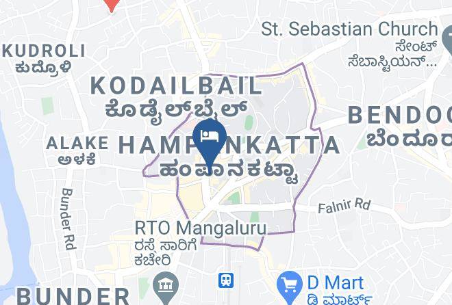 Mangalore - Hotel Karuna Residency Maps