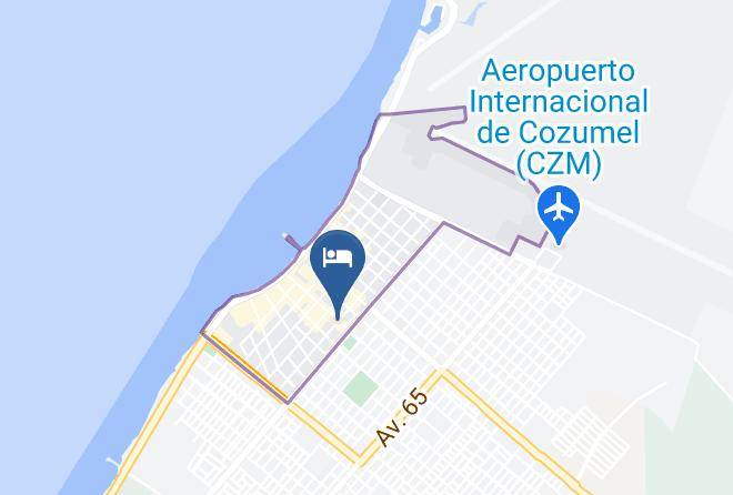Cozumel - Hotel Kary Maps