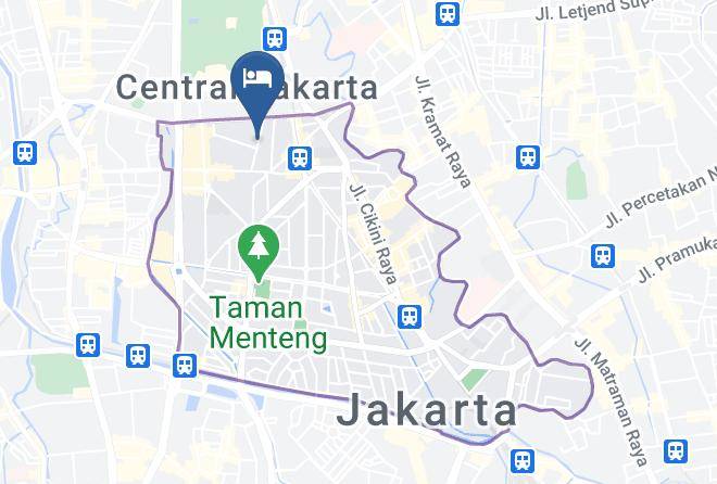 Central Jakarta - Hotel Karya Bahana Maps