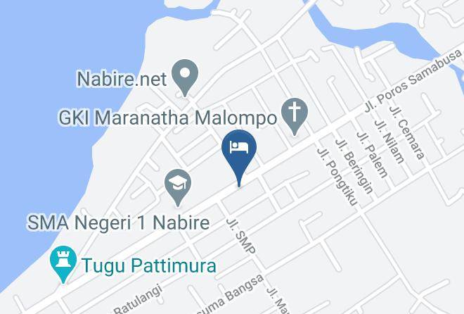 Nabire Regency - Hotel Karya Papua Maps